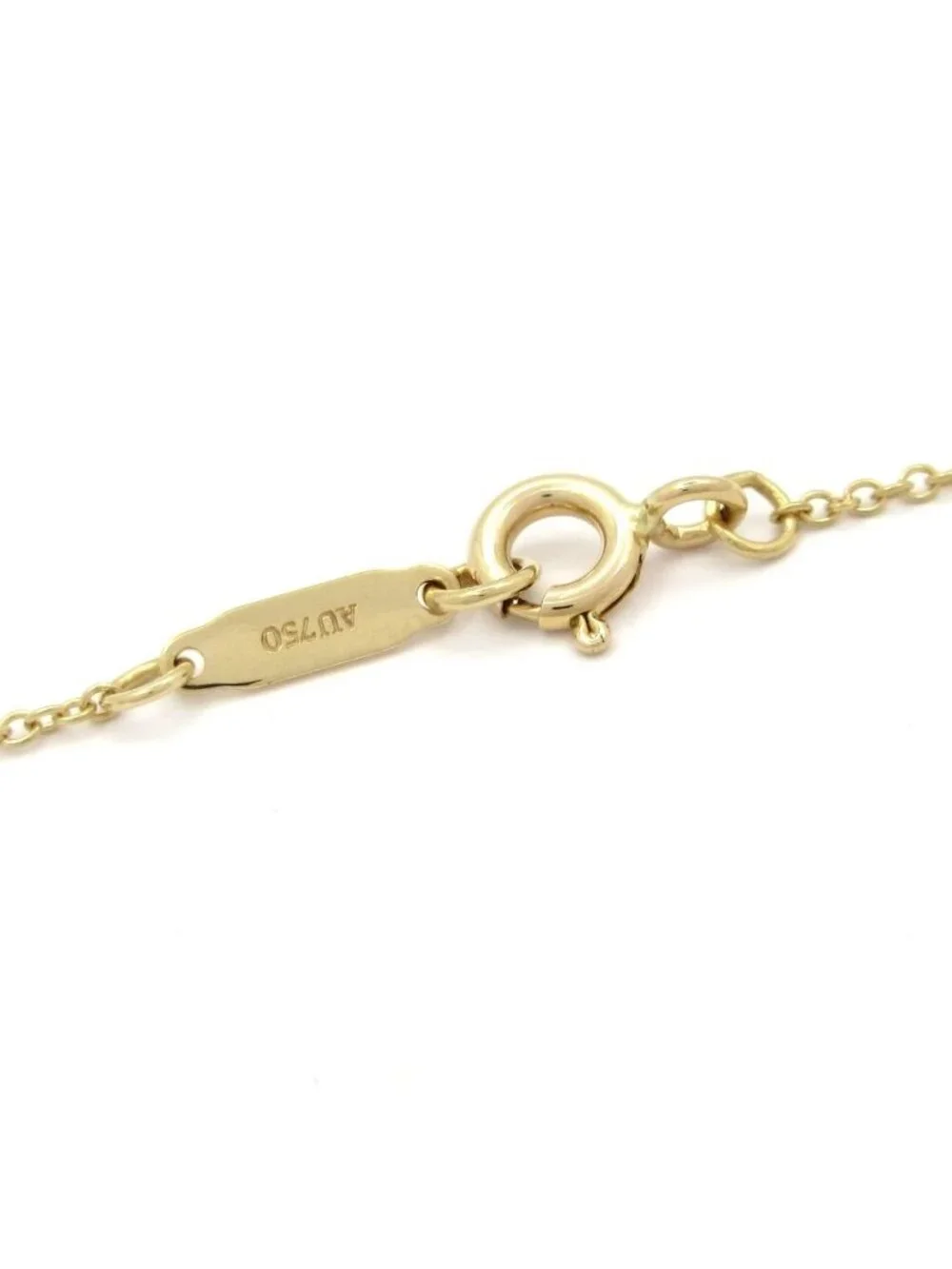 Tiffany & Co Necklace Atlas Open Medallion 18k Yellow Gold